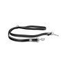 DUVO+ EXPLOR WEST duo nylon fekete póráz 200cm/25 mm