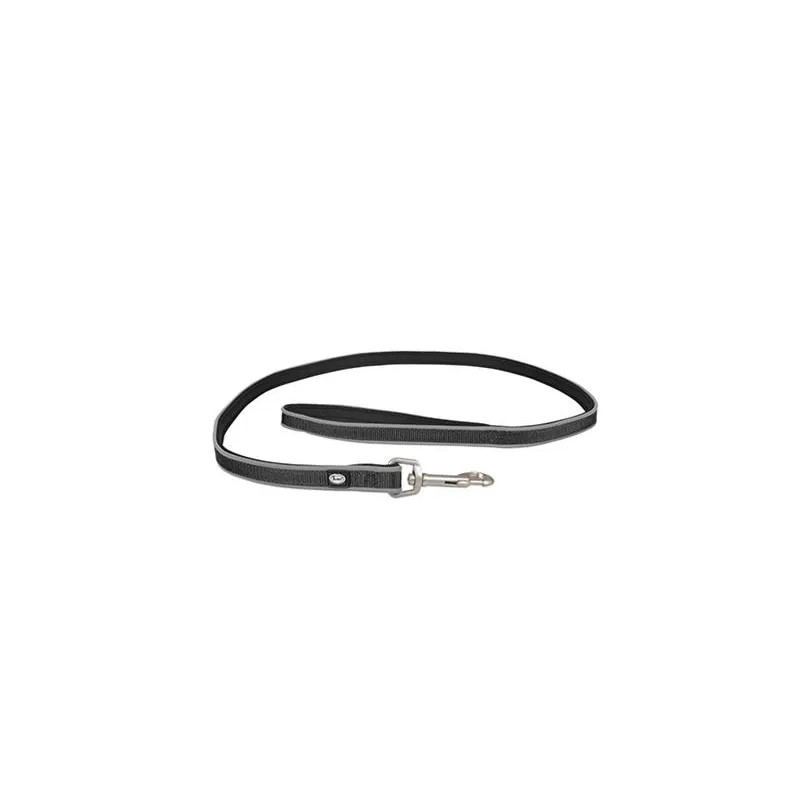 DUVO+ EXPLOR WEST fekete nylon póráz 100cm/25 mm
