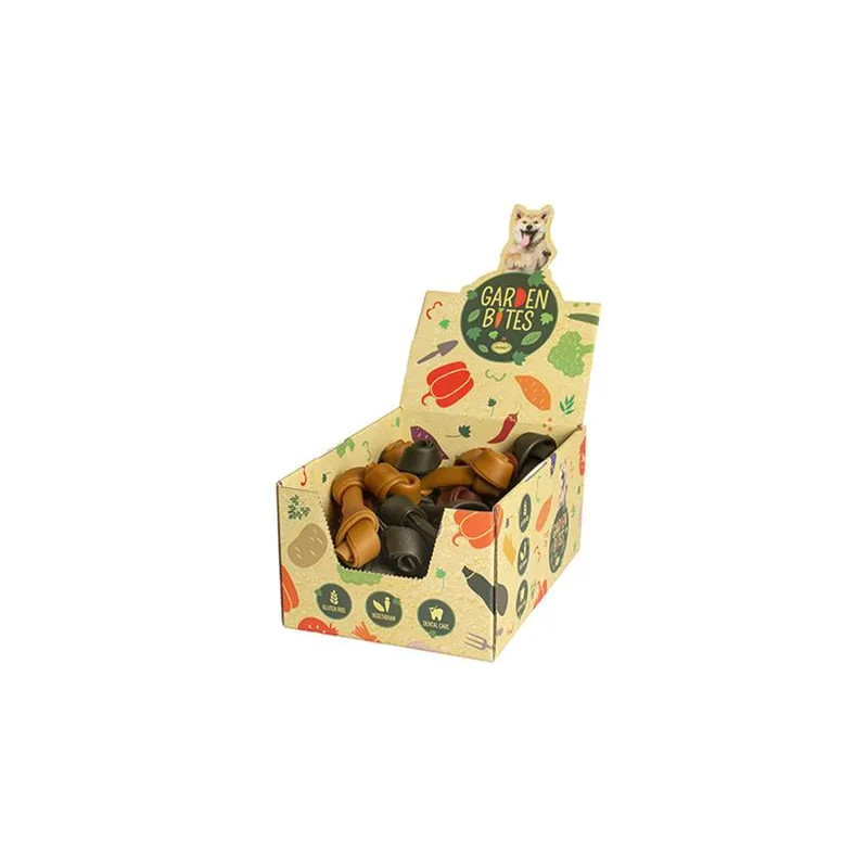 Jutalomfalatok DUVO+ GARDEN BITES VEGAN BONES S 11 cm, bal. 45x42 g