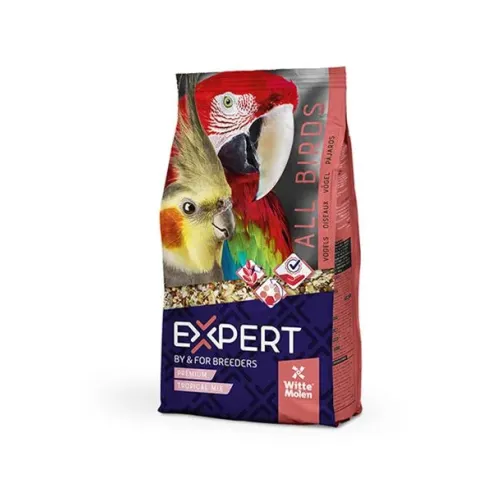 EXPERT Premium Tropical Mix - keverék nagy hullámos papagájoknak és papagájoknak 800 g