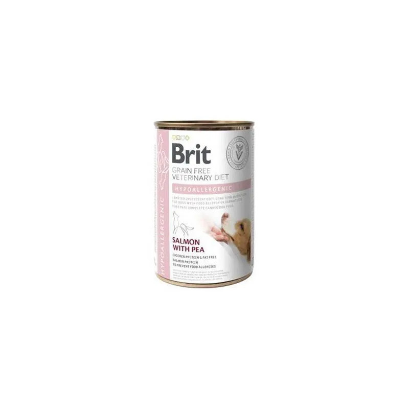 Brit Veterinary Diets GF kutya Hypoallergenic 400 g konzerv