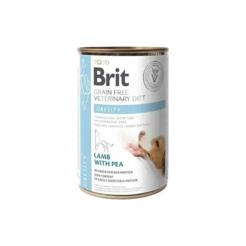 Brit Veterinary Diets GF dog Obesity 400 g konzerva