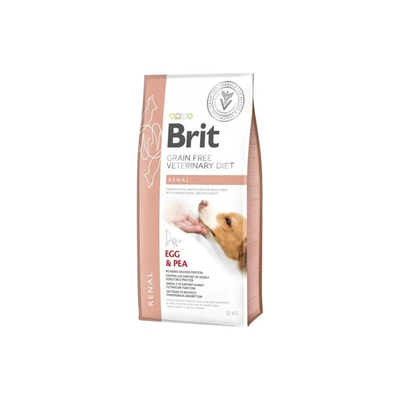 Brit Veterinary Diets GF kutya Renal 12 kg