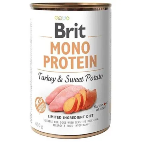 Brit Mono Protein Turkey & Sweet Potato 400 g konzerva