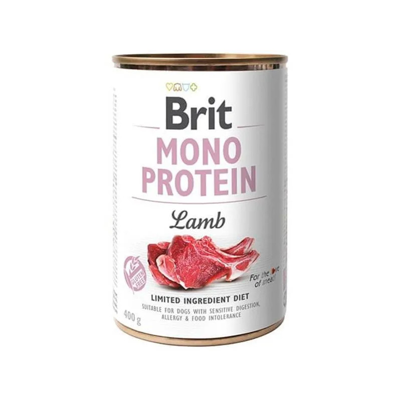 Brit Mono Protein Bárány 400 g konzerv