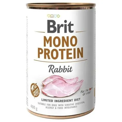 Brit Mono Protein Nyúl 400 g konzerv