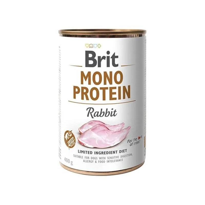 Brit Mono Protein Nyúl 400 g konzerv