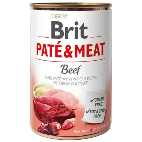 Brit Paté & Meat Beef 400 g konzerva