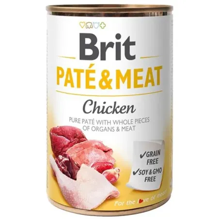 Brit Paté & Meat Chicken 400 g konzerv
