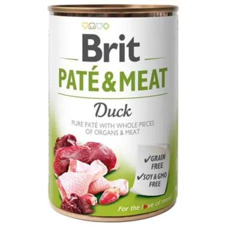 Brit Paté & Meat Duck 400 g konzerva