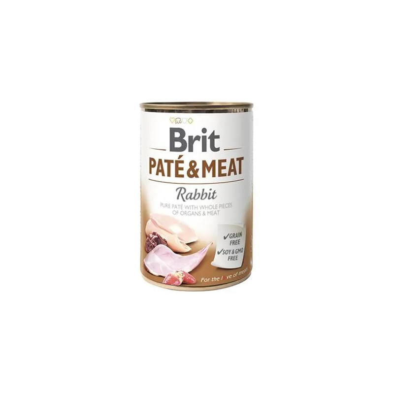 Brit Paté & Meat Nyúl 400 g konzerv