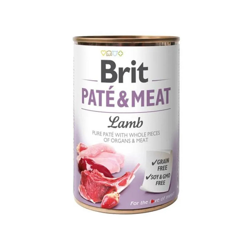 Brit Paté & Meat bárány 400 g konzerv