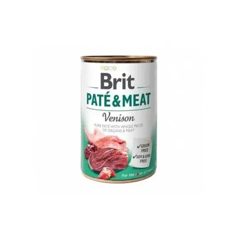 Brit Paté & Meat Venison 400 g konzerv