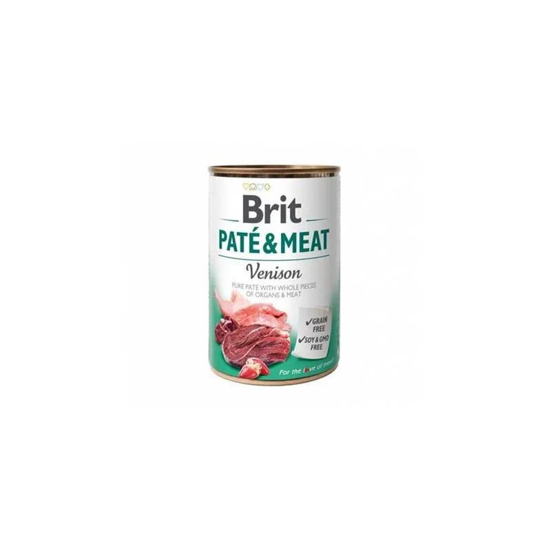 Brit Paté & Meat Venison 400 g konzerv