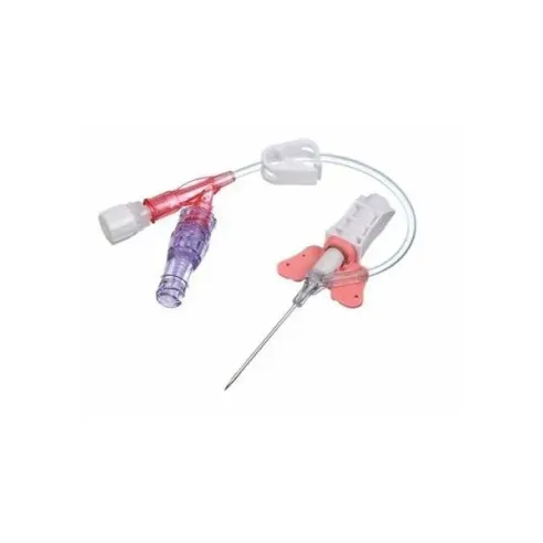 i.v. SafeVet Combi KRUUSE kanül, 1,1 x 32 mm (20G x 11/4"), rózsaszín