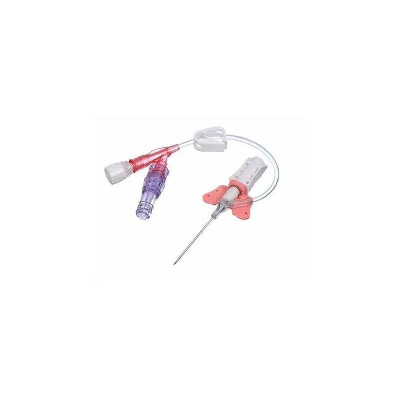 i.v. SafeVet Combi KRUUSE kanül, 1,1 x 32 mm (20G x 11/4"), rózsaszín