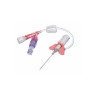 i.v. SafeVet Combi KRUUSE kanül, 1,1 x 32 mm (20G x 11/4"), rózsaszín