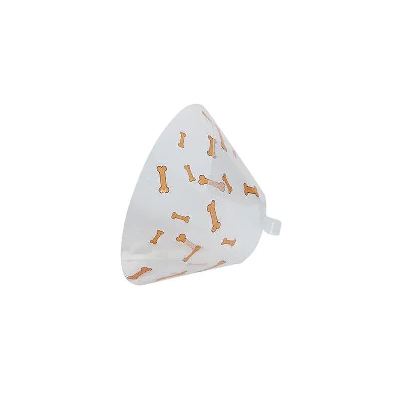 BUSTER Design Bones védőgallér 12,5 cm, narancssárga, 10 db
