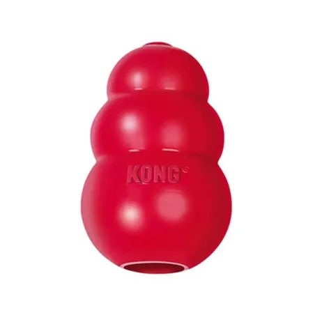 Kong Dog Classic Gránát piros, természetes gumi, M 7-16 kg