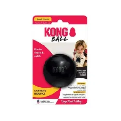 Kong Dog Extreme labda fekete, természetes gumi, S 16 kg-ig
