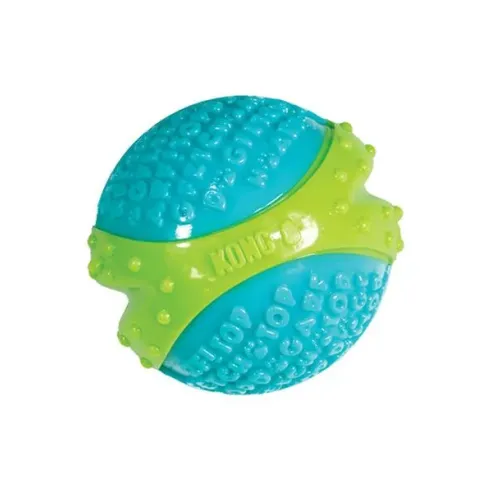 Kong Dog Corestrength Labda, zöld-kék, gumi, L - 7 cm