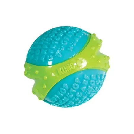 Kong Dog Corestrength Labda, zöld-kék, gumi, L - 7 cm