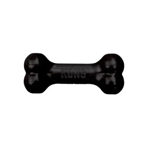 Kong Dog Extreme Csont fekete, természetes gumi, L