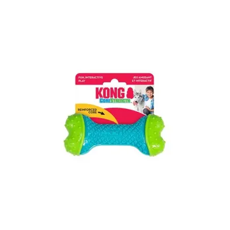 Kong Dog Corestrength Csont, zöld-kék, gumi, S/M
