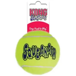 Kong Dog SqueakAir labda sípolóval, tenisz, vulkanizált gumi, XL