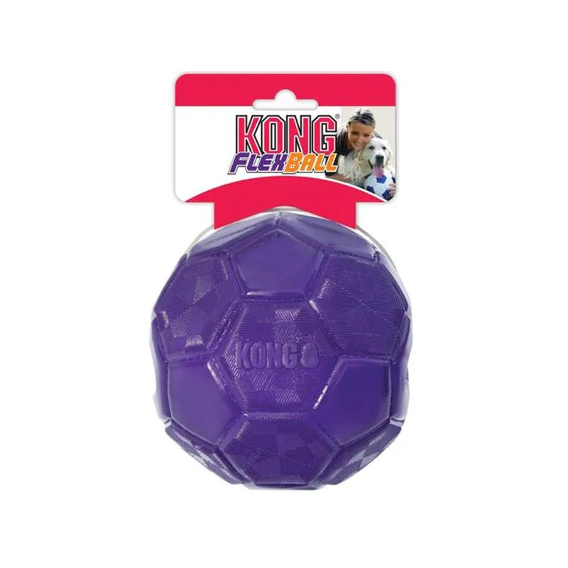 KONG FlexBall labda, hőre lágyuló gumi, átmérő 14 cm