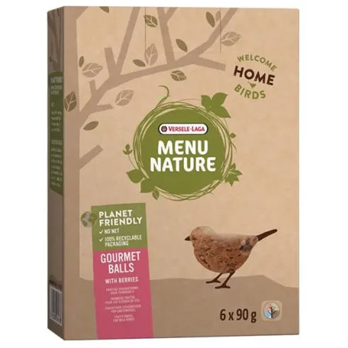 VL Gourmet zsírgolyó erdei gyümölccsel 6x90 g, háló nélkül