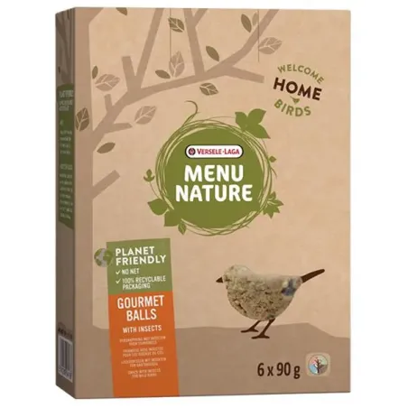 VL Gourmet faggyúgolyó, rovarral 6x90 g, háló nélkül