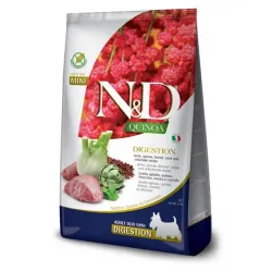Farmina N&D kutya QUINOA (GF) adult mini, emésztés, bárány 0,8 kg