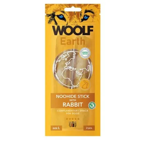 Woolf Dog Earth NOOHIDE L jutalomfalat nyúlhússal, 85 g