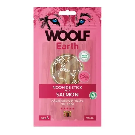 Pamlsok Woolf Dog Earth NOOHIDE S Salmon 90 g