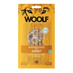 Woolf Dog Earth NOOHIDE S jutalomfalat nyúlhússal, 90 g