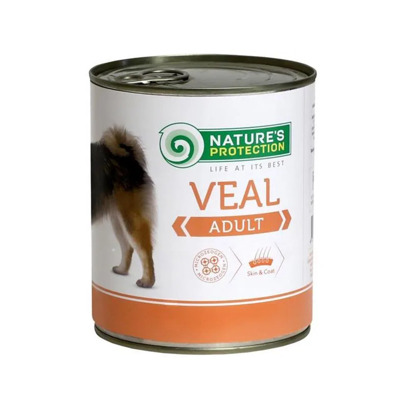 Natures P KONZERVA kutya felnőtt borjúhús 800 g
