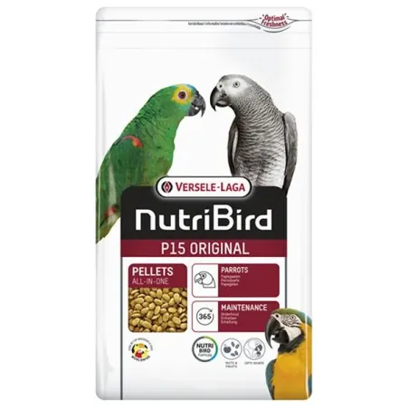 VL NutriBird P15 Original - extrudált eledel nagy papagájoknak hazai gyümölcsökkel 10 kg