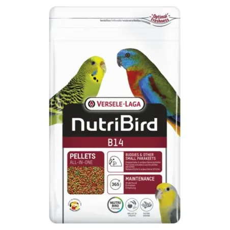 VL Orlux NutriBird B14 – extrudált eledel hullámos papagájoknak, agapornisoknak, neofémáknak napi etetésre 800 g