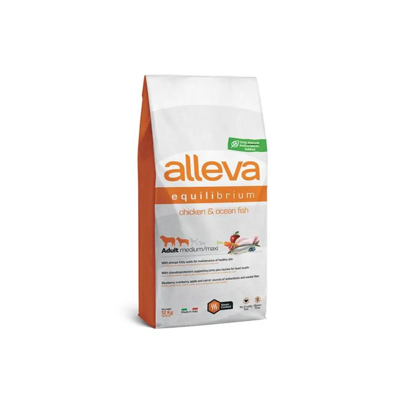 Alleva SP EQUILIBRIUM dog adult chicken & ocean fish 12 kg