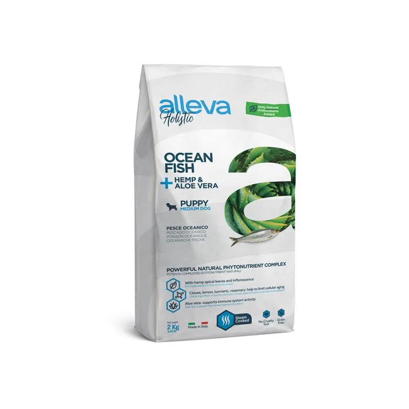 Alleva HOLISTIC dog puppy & junior medium fish 2 kg
