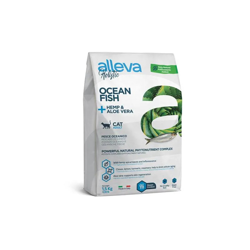 Alleva HOLISTIC macska felnőtt óceáni hal 1,5 kg