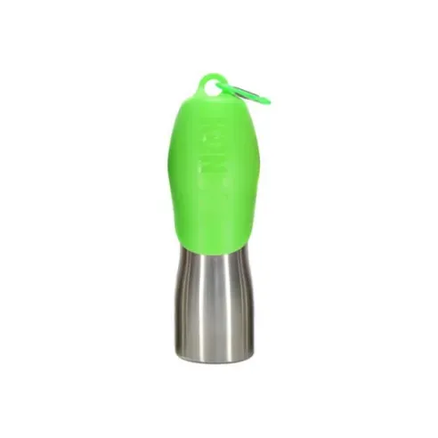 Fľaša na vodu nerezová pre psa, zelená KONG H2O (740ml/25oz) Stainless Steel Bottle Green