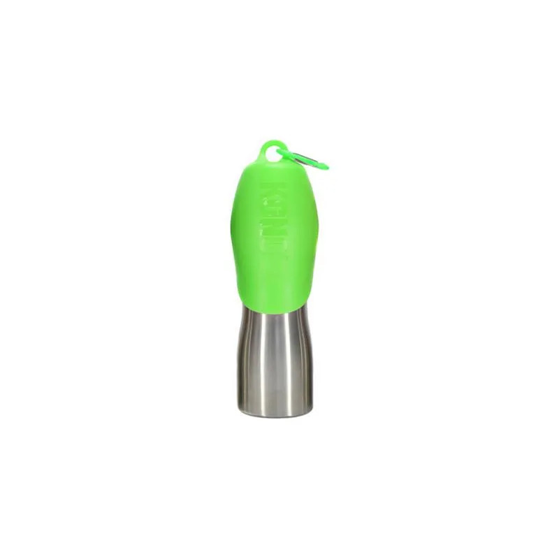 KONG H2O (740ml/25oz) rozsdamentes acél vízpalack kutyáknak, zöld
