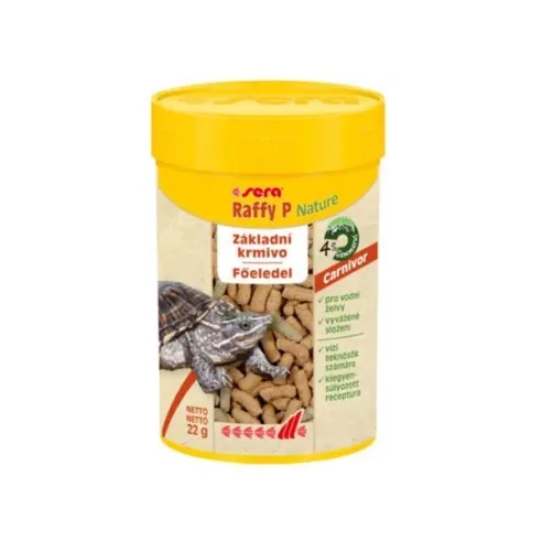 Sera Raffy P Nature eleség húsevő hüllőknek és vízi teknősöknek 100 ml