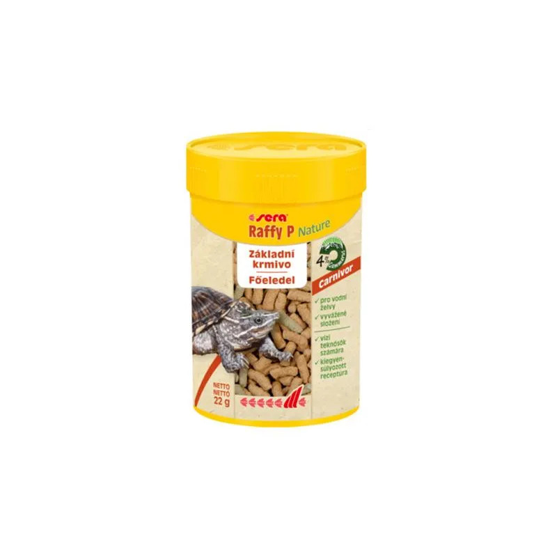 Sera Raffy P Nature eleség húsevő hüllőknek és vízi teknősöknek 100 ml