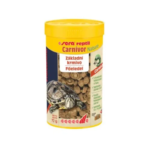 Sera Reptil Professional Carnivor Nature eleség húsevő hüllők és vízi teknősök számára 250 ml