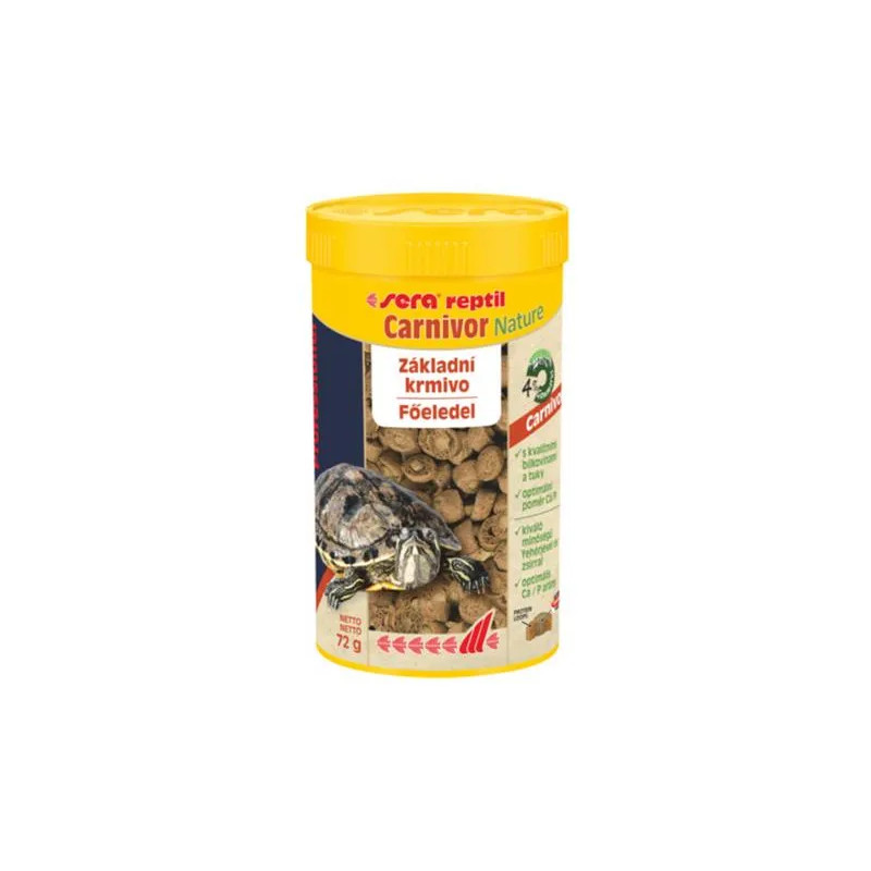 Sera Reptil Professional Carnivor Nature eleség húsevő hüllők és vízi teknősök számára 250 ml