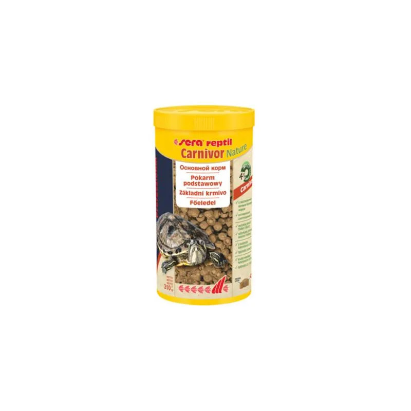 Sera Reptil Professional Carnivor Nature eledel húsevő hüllőknek és vízi teknősöknek 1000 ml