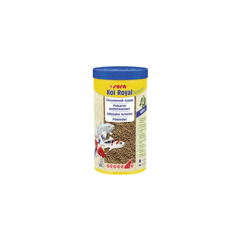 Sera Koi Royal Natural mini eleség kis Koi számára 1000 ml